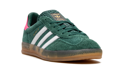 AD Gazelle Indoor Collegiate Green Lucid Pink