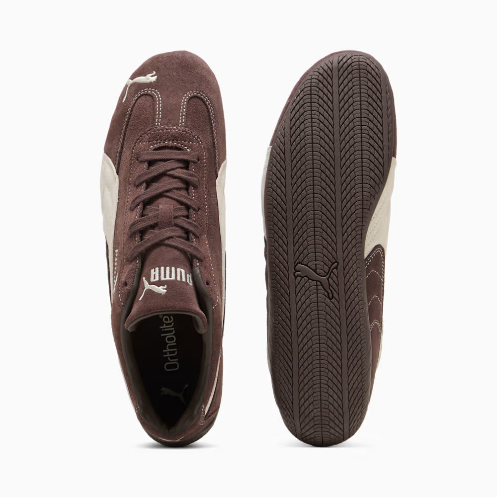 Dark Brown / Cream White