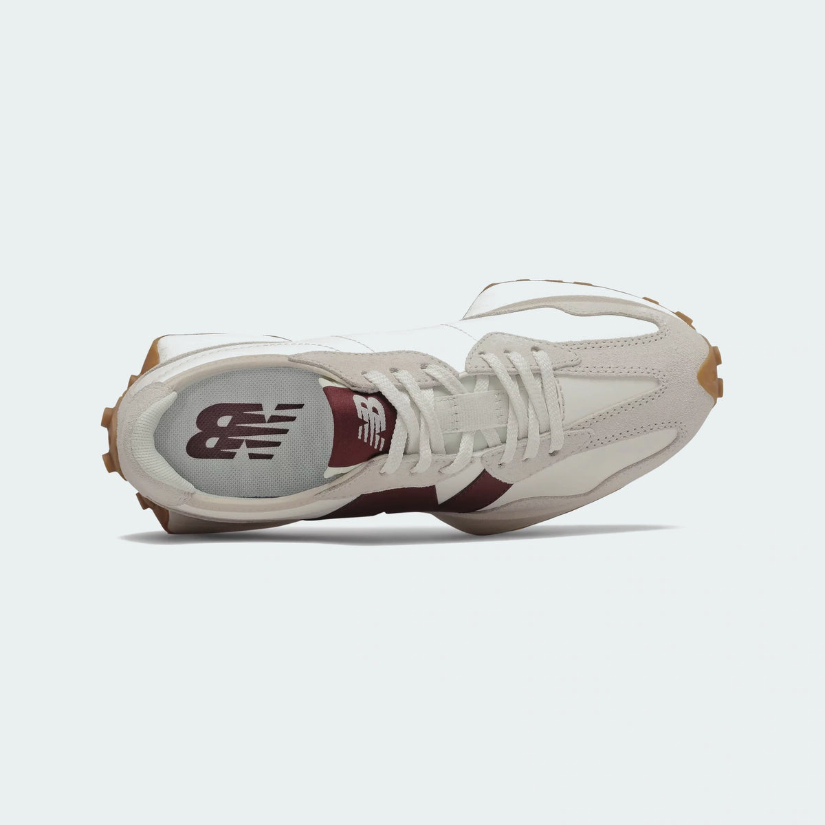 White / Burgundy