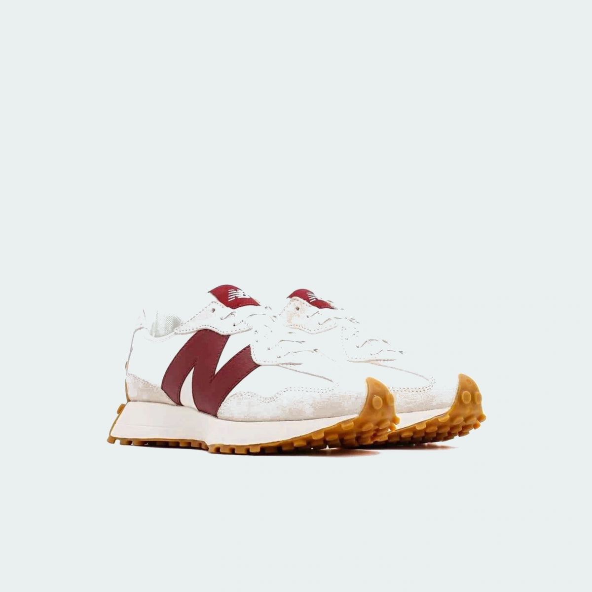 White / Burgundy