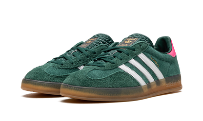 AD Gazelle Indoor Collegiate Green Lucid Pink